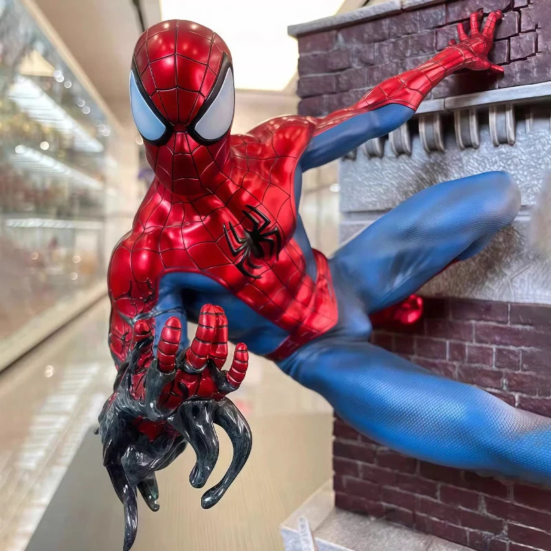 New 29Cm Spider-Man the Amazing Gk Model Statue Figure Trendy Toy Scene Peripheral Desktop Decoration Birthday Gift