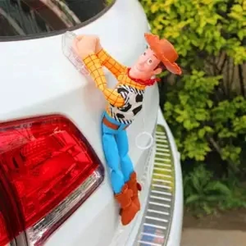 45Cm Toy Story Sherif Woody Buzz Lightyear Car Dolls Toys outside Hang Toys Cute Auto Accessories Car Decoration Doll