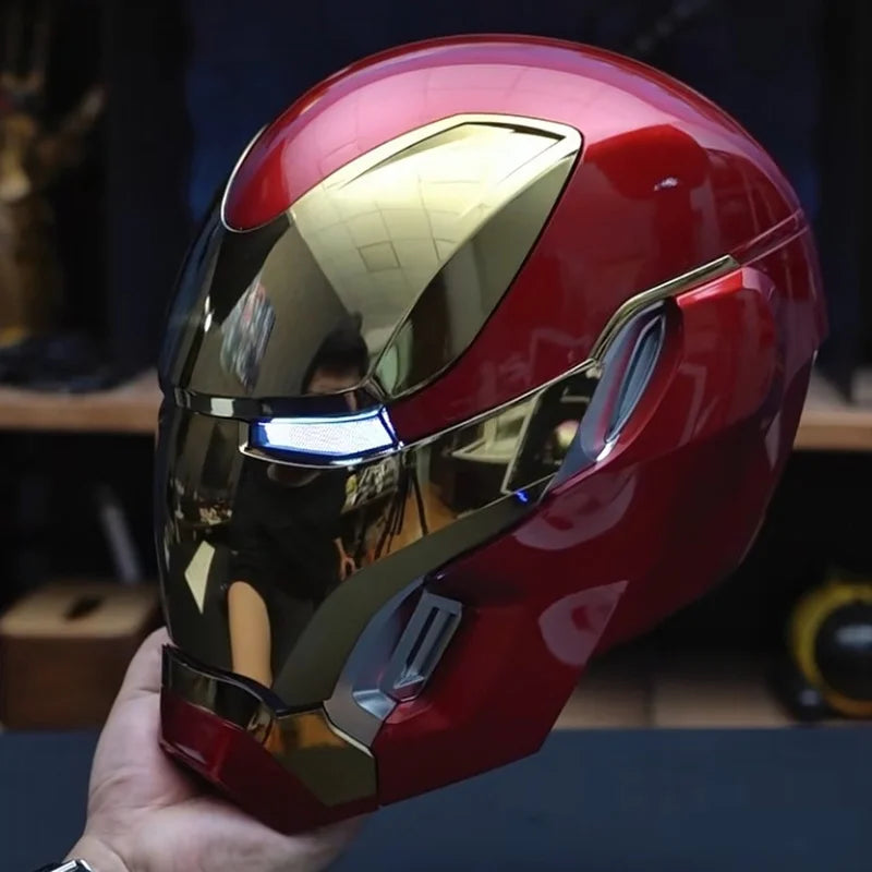 Iron Man MK50 Figure 1:1 Wearable Cos Mask Voice-Activated Deformation Helmet around Animation Derivatives Model Toy Gift Boy