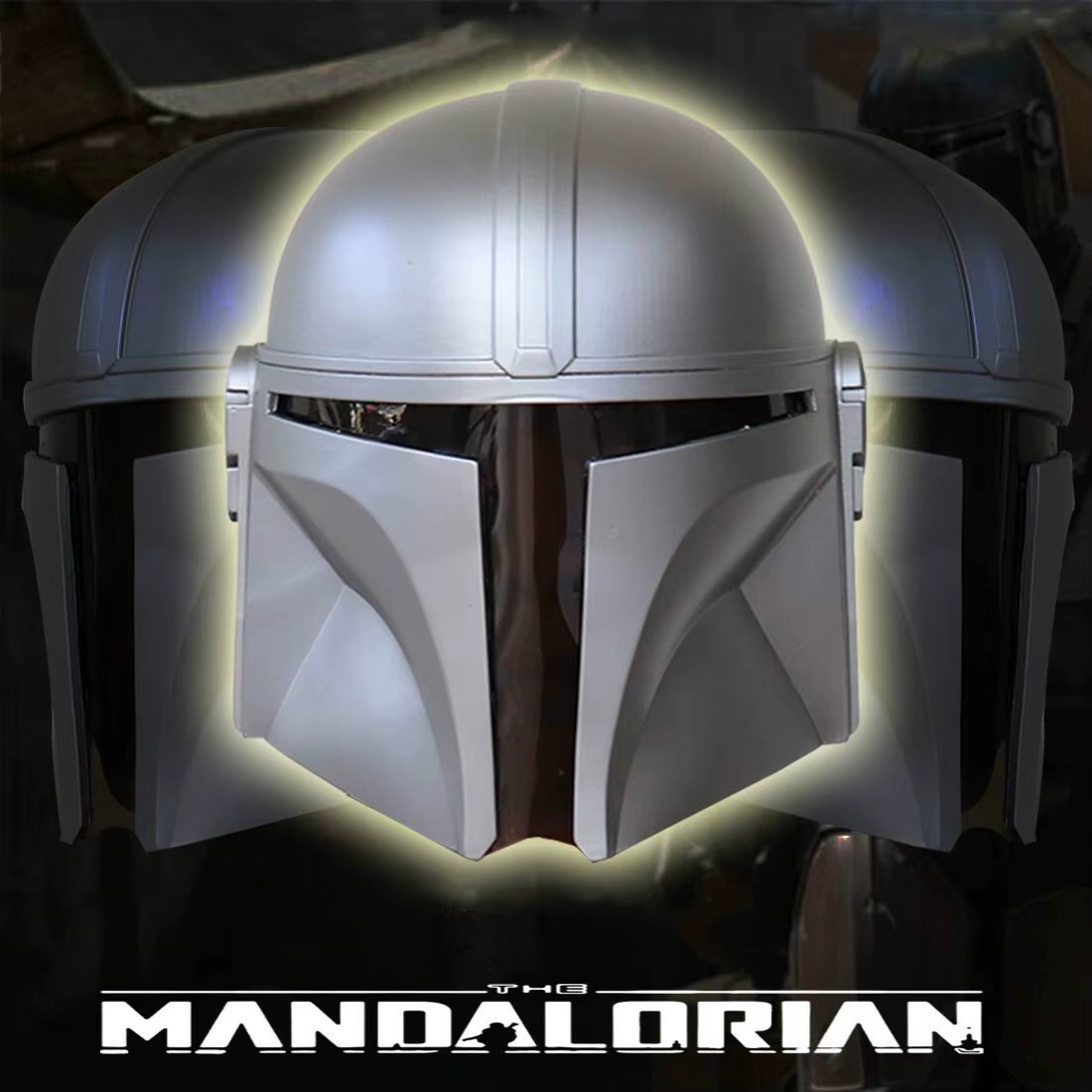 Adult Cosplay Helmet Star Wars Anime Peripheral the Mandalorian Helmet Mask Christmas Skywalker Rises Mando Bounty Hunter Toys