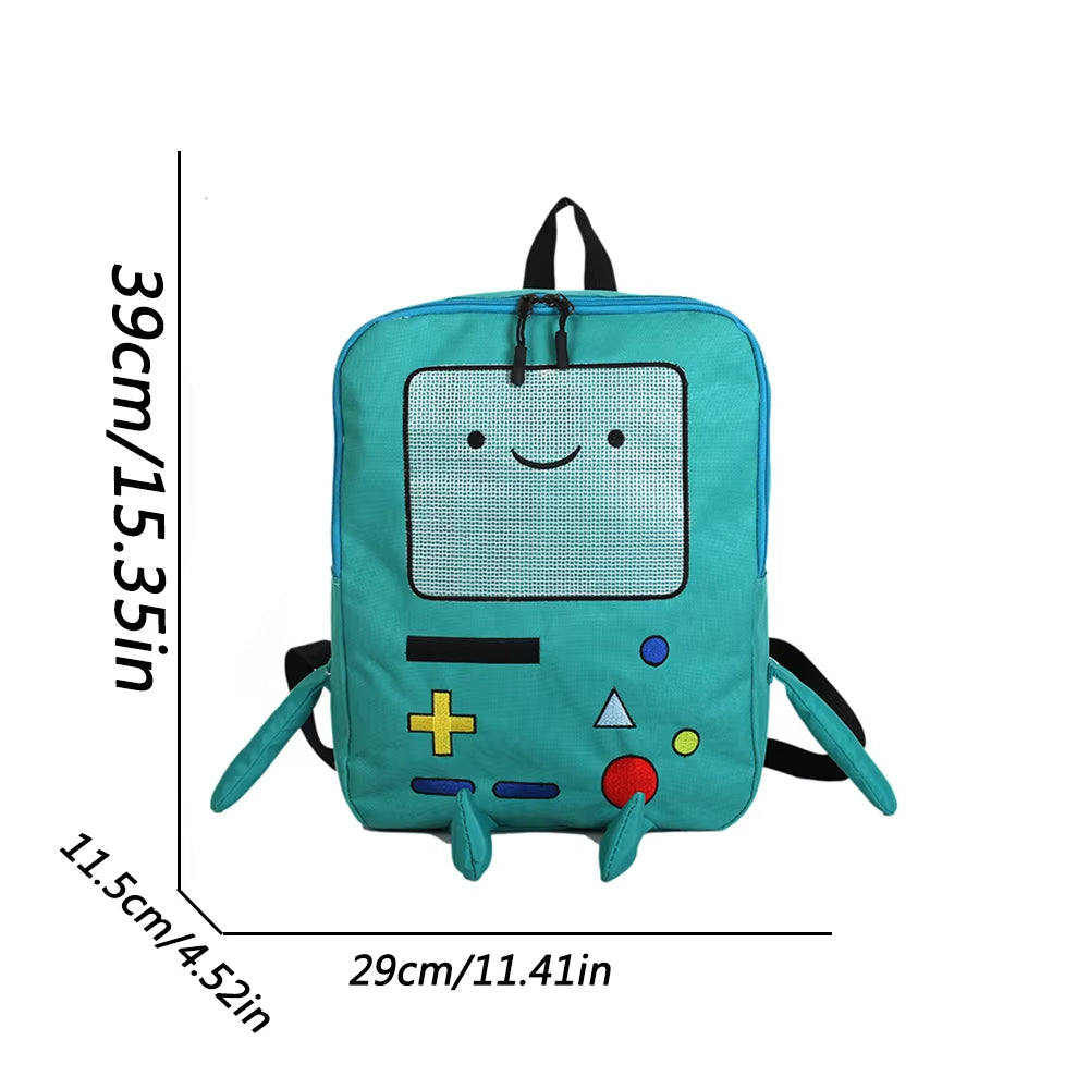 Funny Personality Three-Dimensional Student Backpack Cartoon Adventure Time Backpack A-DH