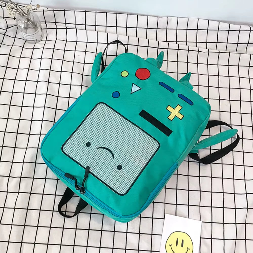 Funny Personality Three-Dimensional Student Backpack Cartoon Adventure Time Backpack A-DH