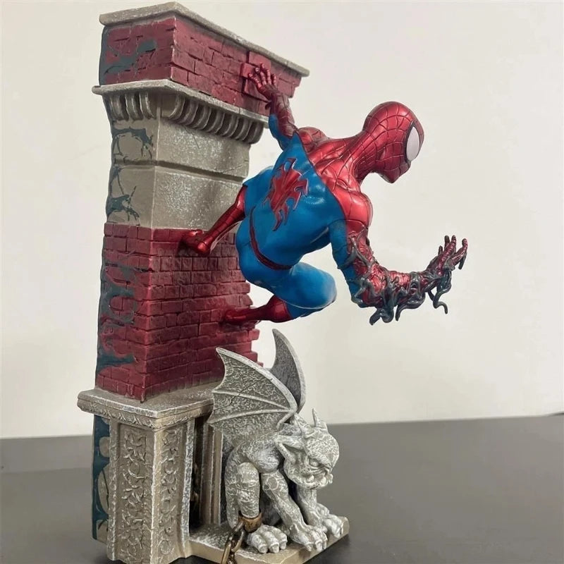New 29Cm Spider-Man the Amazing Gk Model Statue Figure Trendy Toy Scene Peripheral Desktop Decoration Birthday Gift