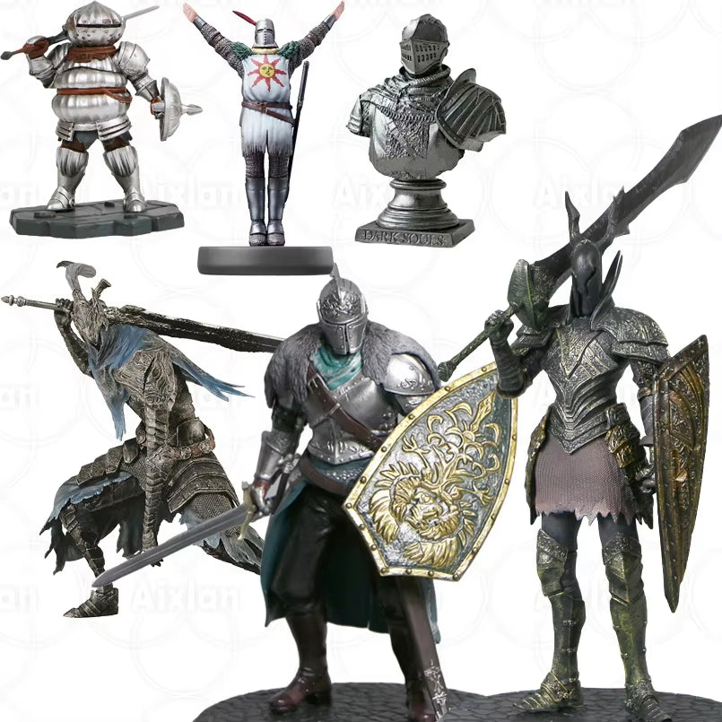 19Cm Dark Souls Figure Heroes of Lordran Siegmeyer Black Knight Faraam Artorias PVC Figure Dark Souls Figurine Model Kids Toys