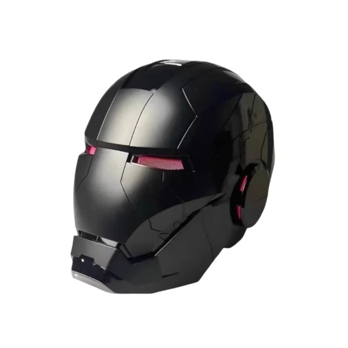 Hot Iron Man Mk5 Figure Cos Mask 1:1 Wearable Voice-Activated Deformation Helmet around Animation Derivatives Model Toy Gift Boy