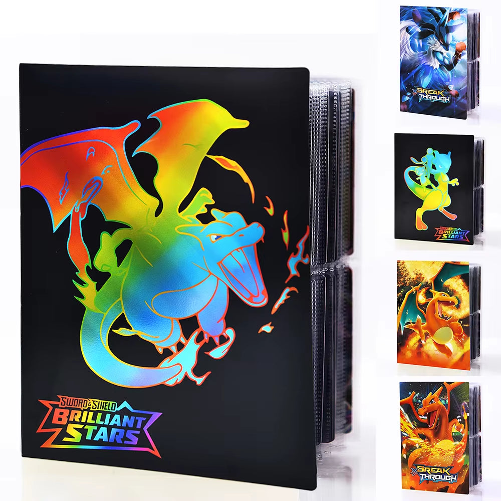 Pokemon Album Card Storage | 240Pcs Holder Binder Collection Folder Card Sleeves Protector Book Display