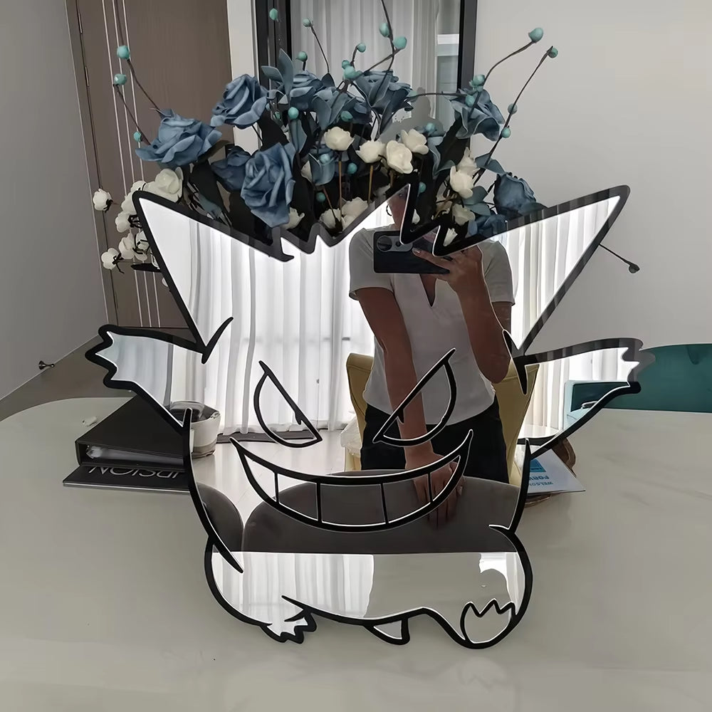 Anime Mirror Gengar/Pikachu Mirror One Piece Dragon Ball Z Pokemon Turn Your Room into a Living Manga Scene