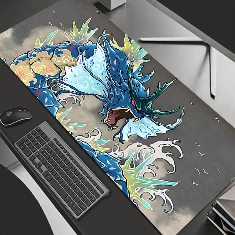 Mouse Pad Large Gamer XXL Mini Pc Keyboard Desk Mouse Mat Carpet Rubber Tapis Souris Gaming Notbook P-Pokemons Gyarados Mousepad