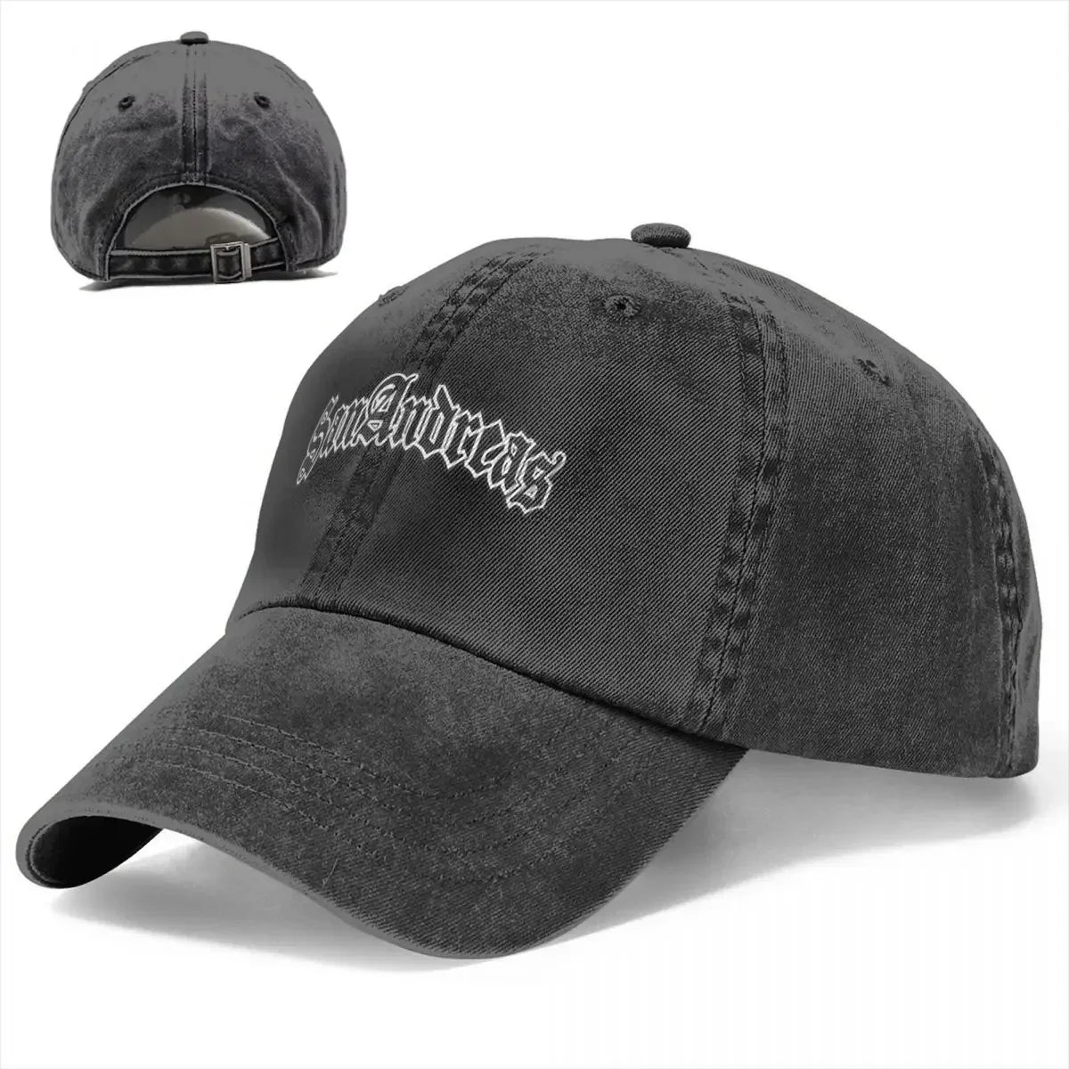 Classic GTA Themed San Andreas Baseball Adjustable Denim Cap