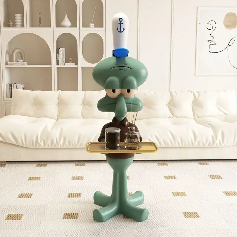 Octopus, Tray, Art, Ornament, Living Room, TV Cabinet, Bedroom, Home, Floor, Opening, Decoration, Shelf