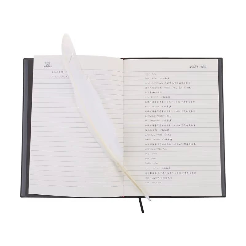 New Death Note Cosplay Notebook & Feather Pen Book Animation Art Writing Journal