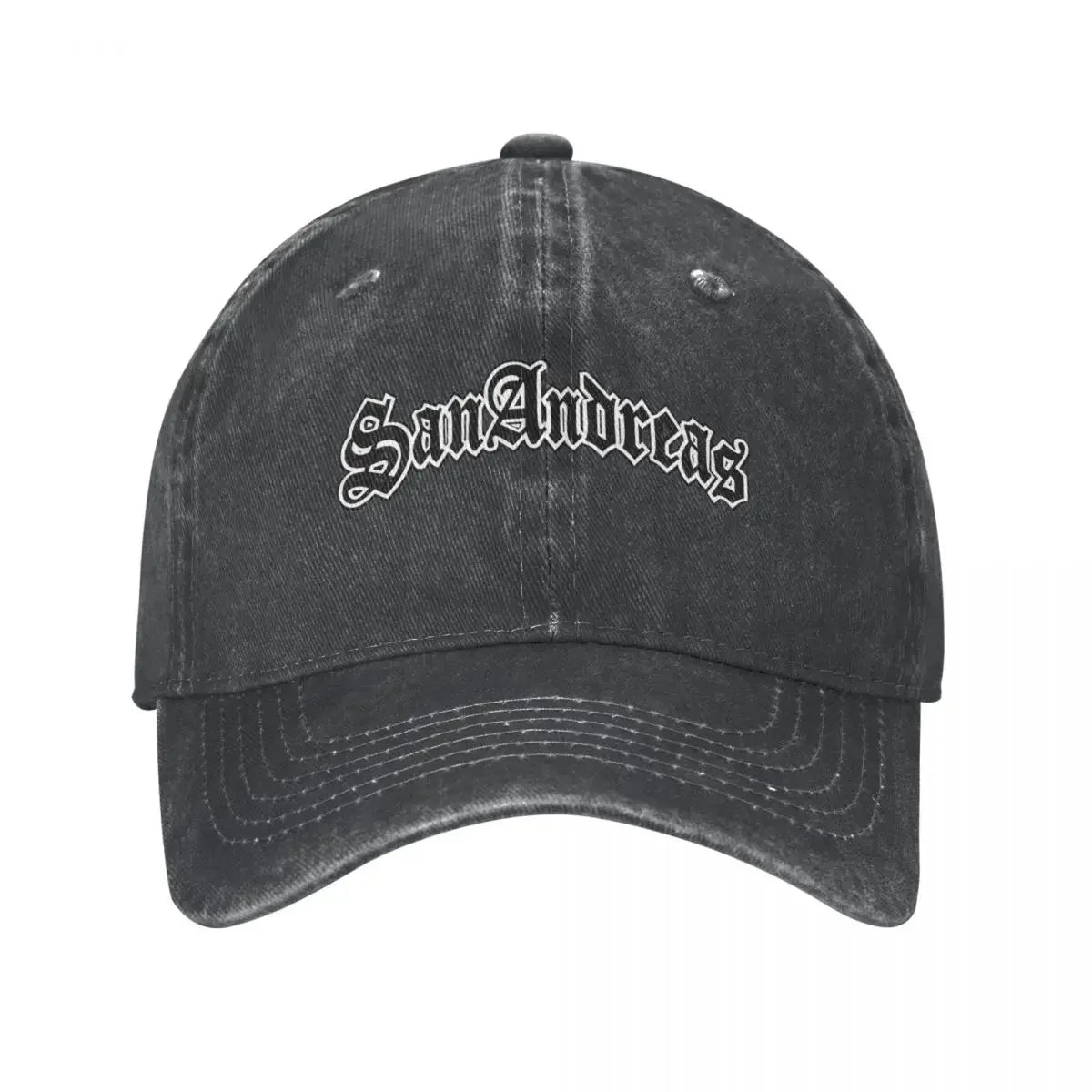 Classic GTA Themed San Andreas Baseball Adjustable Denim Cap