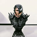 Half Face Venom  Bust Resin Statue Figure Model Desktop Decoration Ornament Collectible Gift for Fans