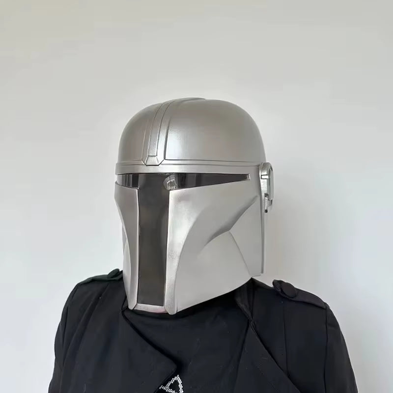 Adult Cosplay Helmet Star Wars Anime Peripheral the Mandalorian Helmet Mask Christmas Skywalker Rises Mando Bounty Hunter Toys