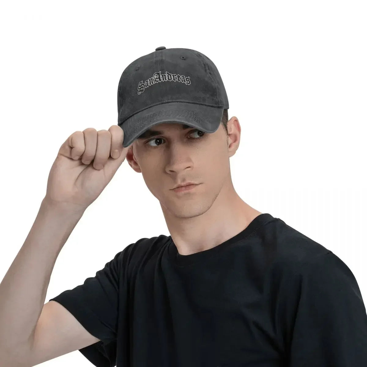 Classic GTA Themed San Andreas Baseball Adjustable Denim Cap