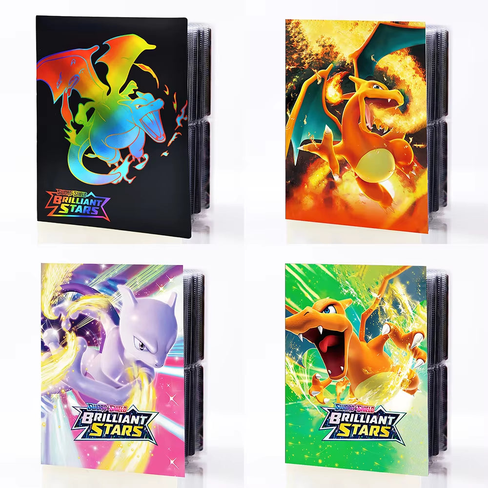 Pokemon Album Card Storage | 240Pcs Holder Binder Collection Folder Card Sleeves Protector Book Display