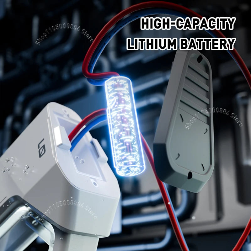 2026 Model Electric Water Gun Large Capacity Electric Suction Long-Distance Shooting with LED Light Children'S Water Play Toy