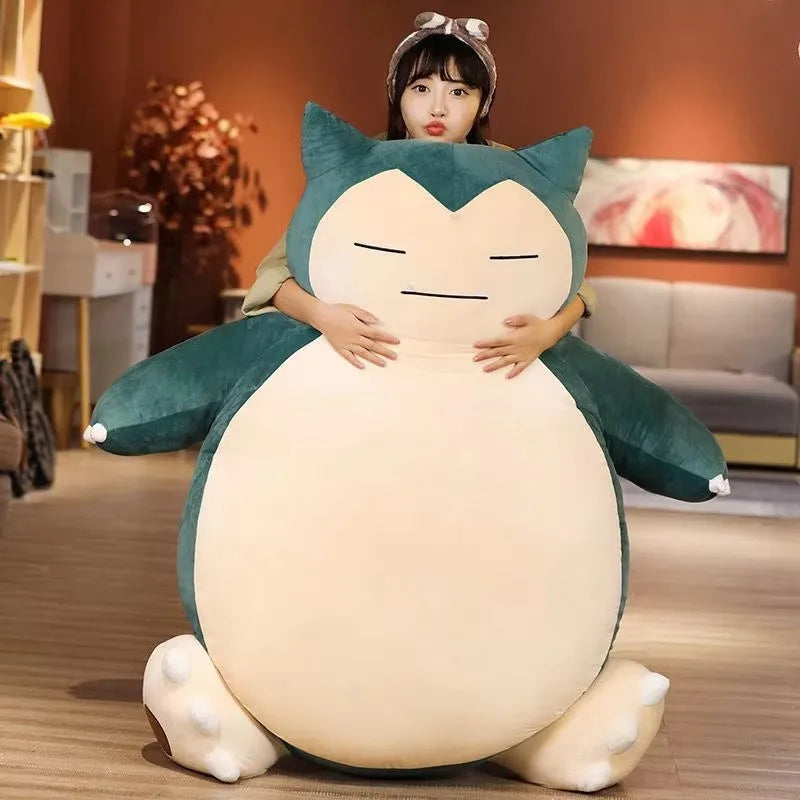 200/150Cm Aoger Pokemon Snorlax Giant Stuffed Cute Toy Leather Shell No Filling Cuddle Pillow Kawaii Soft Gift for Children