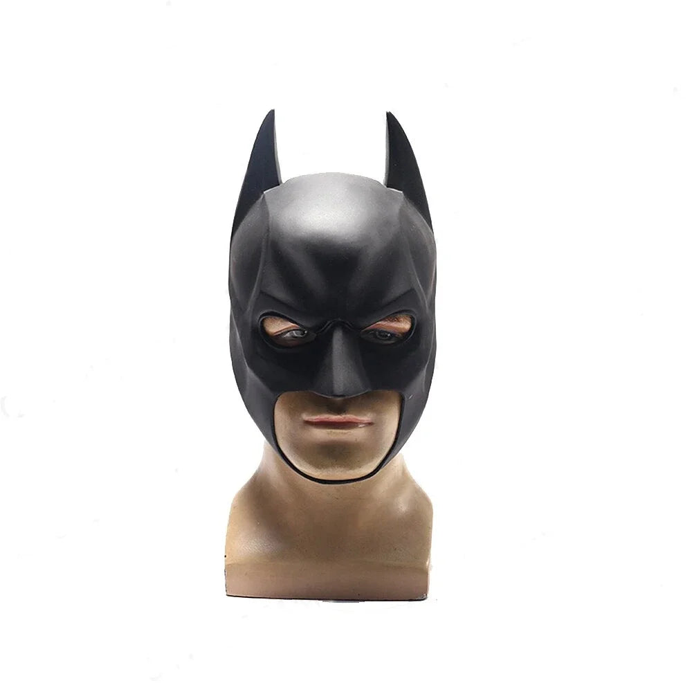 Bat Mask Headgear Latex Mask Adult Halloween Cosplay Props Bruce Wayne Thedark Knight Mask Cosplay Facemask Carnival