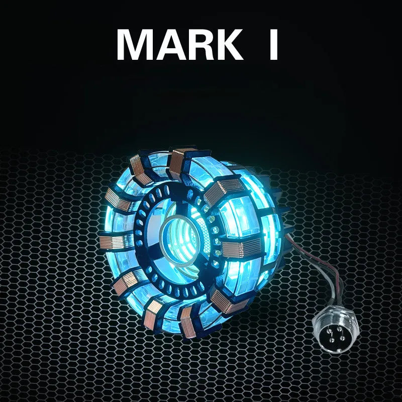Tony Stark Heart Led Light Avengers Iron Man Mk1 Arc Reactor 1:1