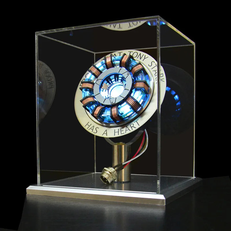 Tony Stark Heart Led Light Avengers Iron Man Mk1 Arc Reactor 1:1