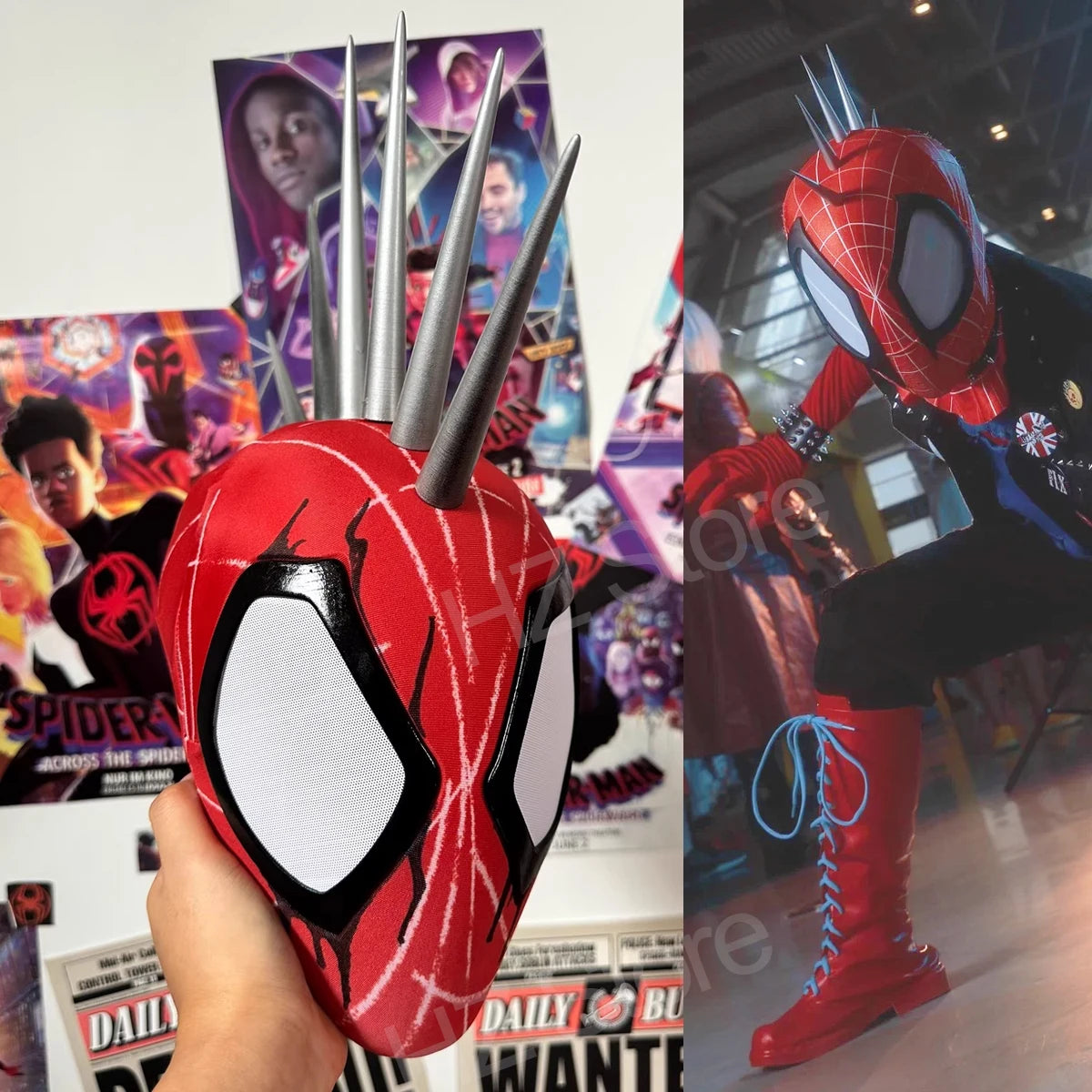 Spider-Punk Wearable Mask Replica