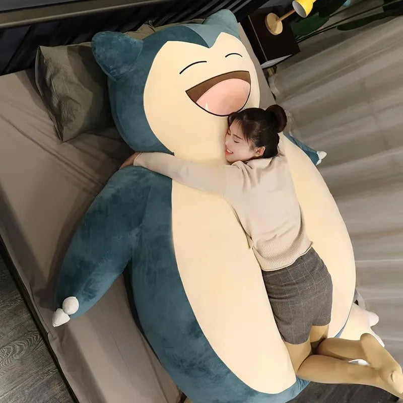 200/150Cm Aoger Pokemon Snorlax Giant Stuffed Cute Toy Leather Shell No Filling Cuddle Pillow Kawaii Soft Gift for Children