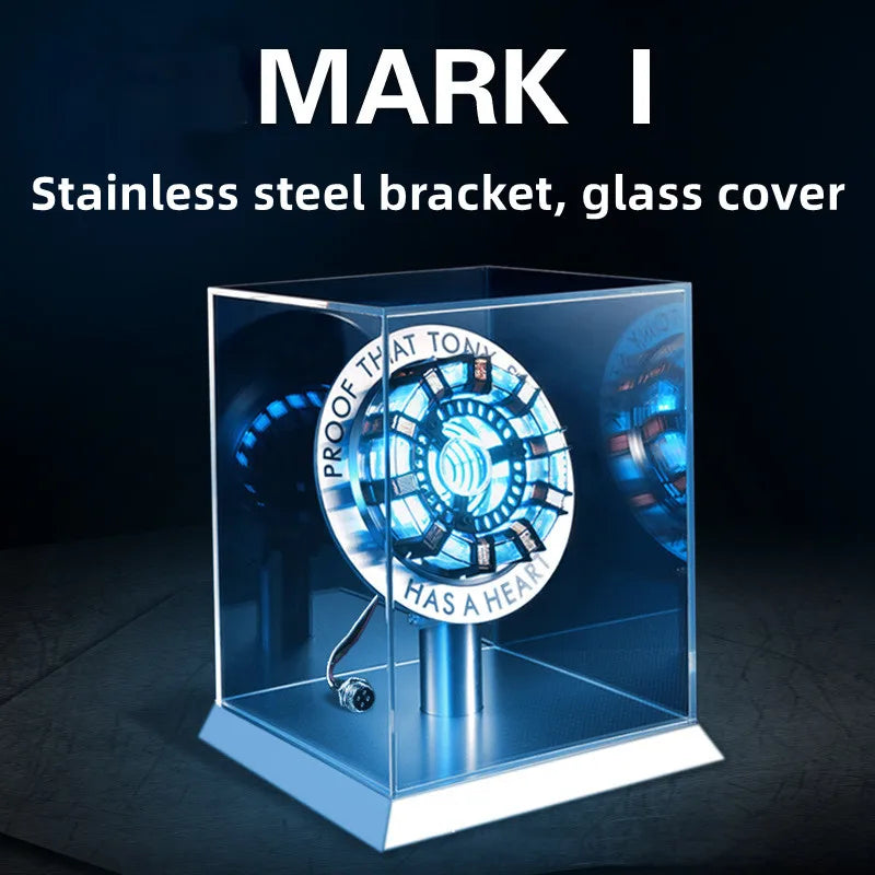 Tony Stark Heart Led Light Avengers Iron Man Mk1 Arc Reactor 1:1