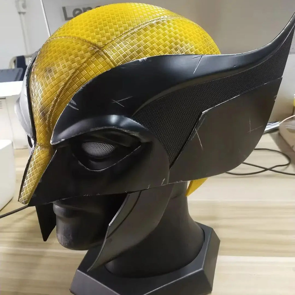 Wolverine Mask with Magnetic Eyes 1:1 3D Resin
