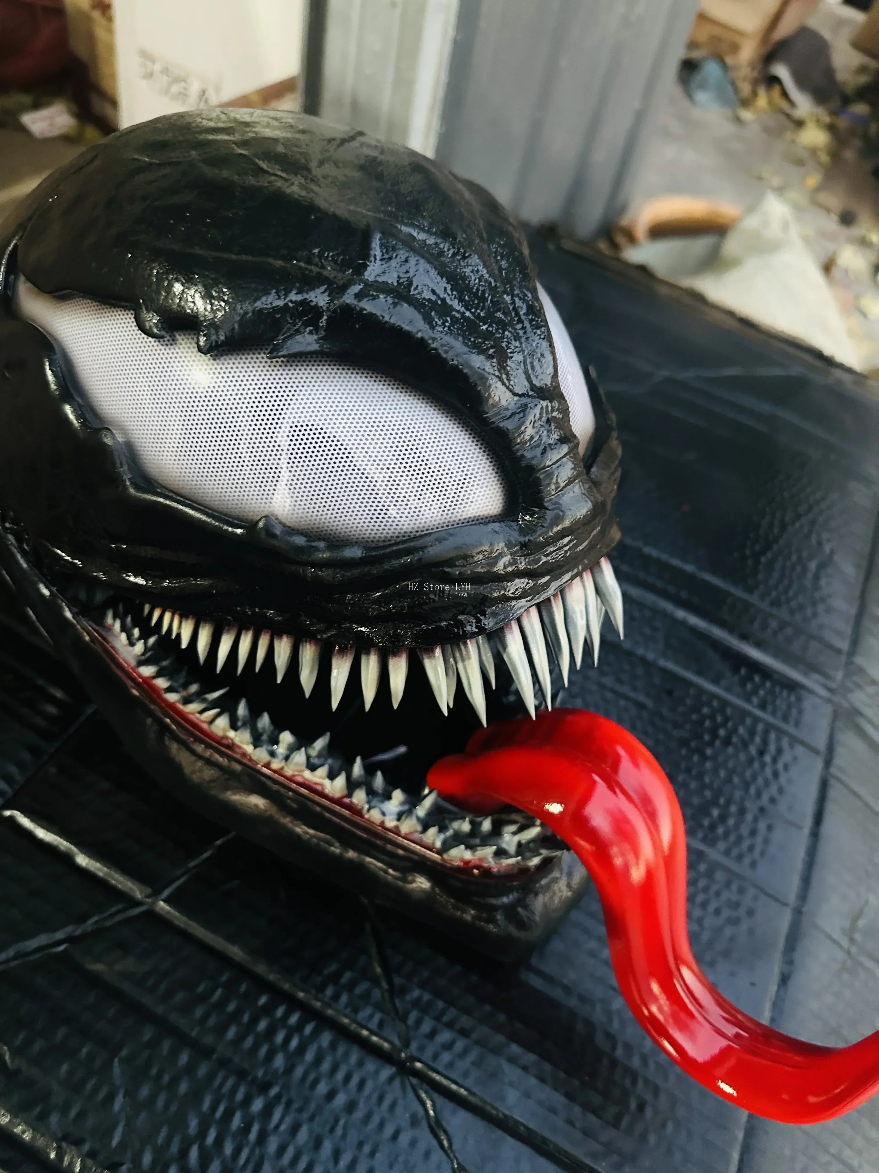 Venom 3: the Last Dance Venom 3 Mask with Tongue 1:1 Wearable Customized Venom Helmet Halloween Cosplay Venom Mask Masque