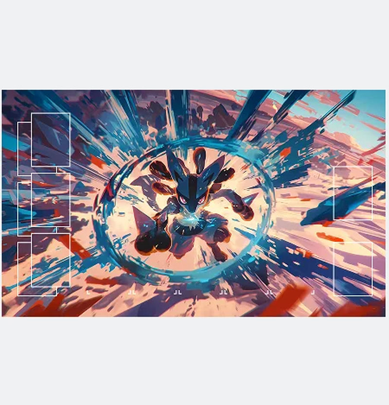 17 Designs DIY 600*350*2MM Pokemon Playmat - Anime Mew Leafeon Pikachu Squirtle Bulbasaur Charmander PTCG Battle Card Mat