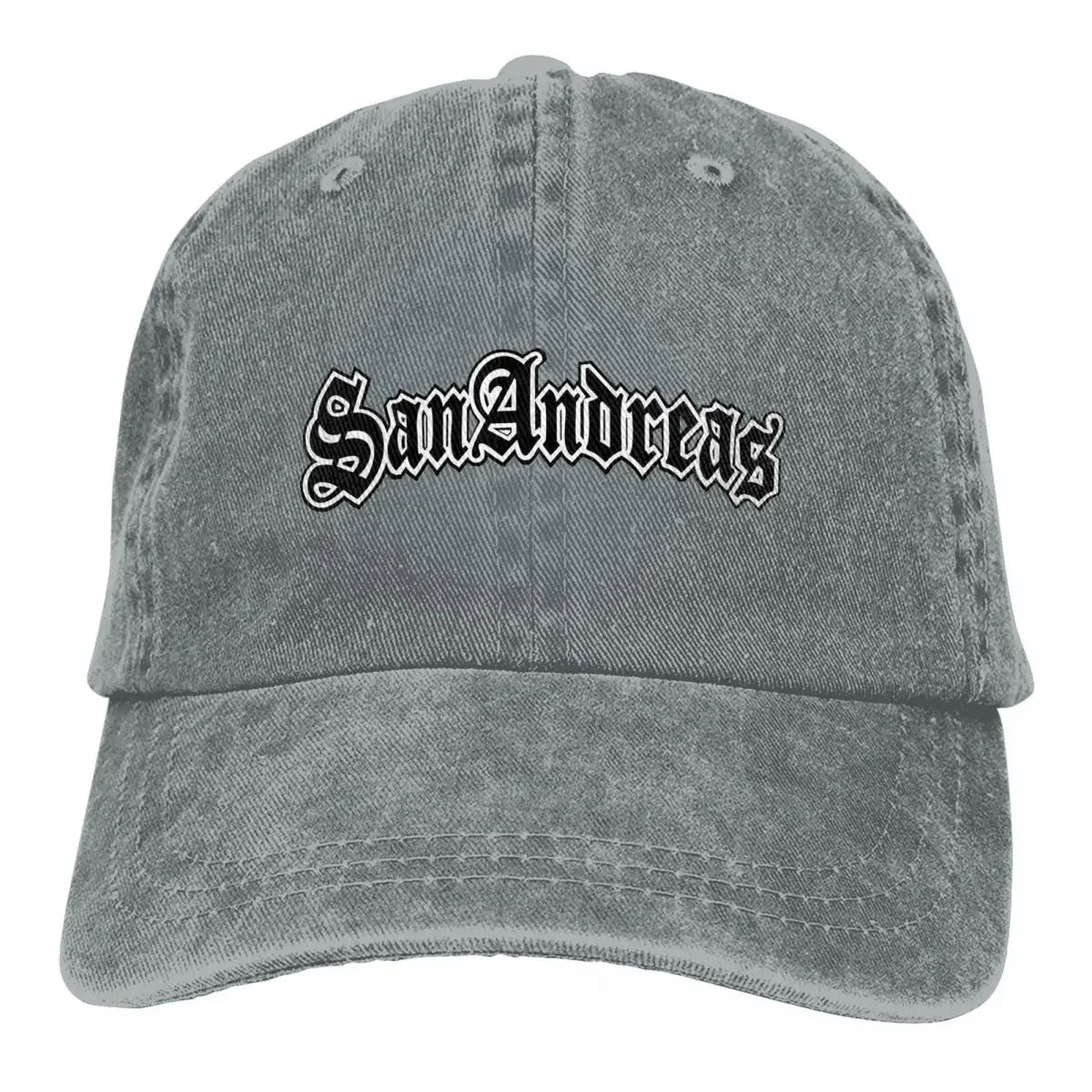 Classic GTA Themed San Andreas Baseball Adjustable Denim Cap