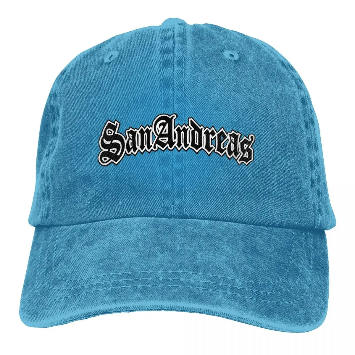 Classic GTA Themed San Andreas Baseball Adjustable Denim Cap