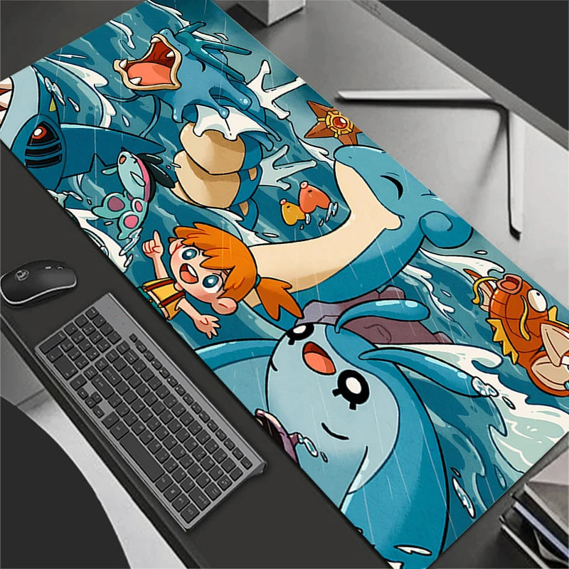 Mouse Pad Large Gamer XXL Mini Pc Keyboard Desk Mouse Mat Carpet Rubber Tapis Souris Gaming Notbook P-Pokemons Gyarados Mousepad