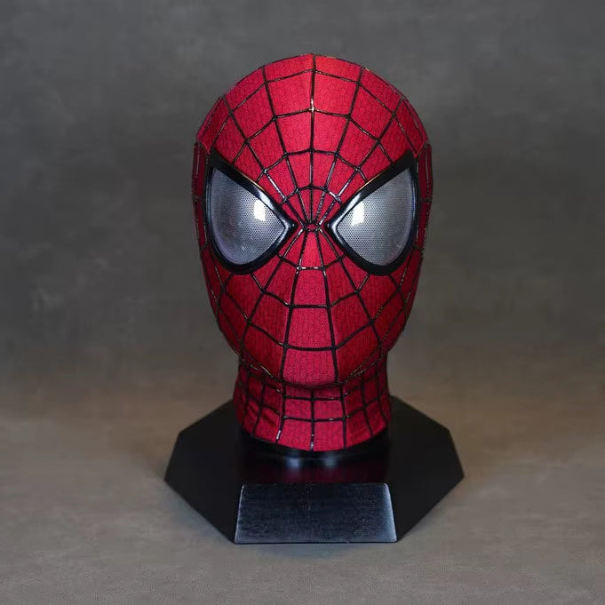Handmade Spider-Man 2 Movie Accuracy Garfield Version Peter Parker Cosplay Mask Handicrafts Collectible Item for Gift