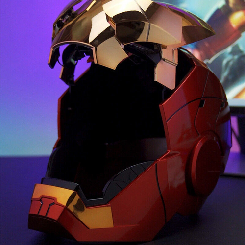1:1 Iron Man Mark V - Wearable Voice-Activated Helmet